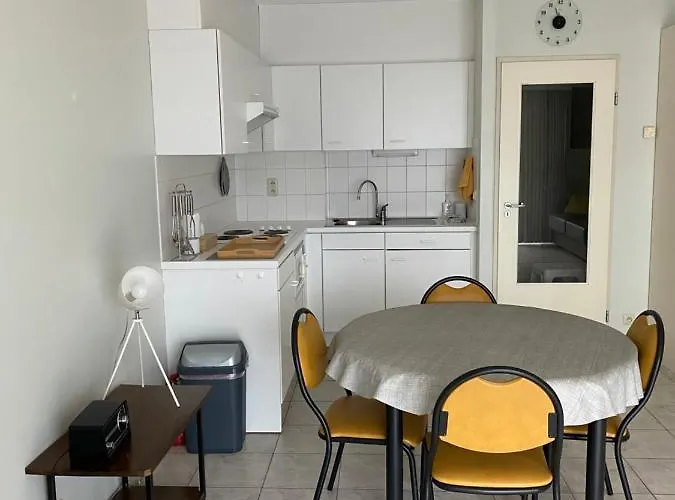 Met Aparte Slaaphoek, Garage En Balkon Apartment Middelkerke